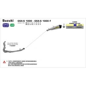 SILENCIEUX SUZUKI GSX-S 1000 15-16 / ARROW X-KONE