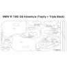 Kit complet protection peinture BMW R1300GS ADV Trophy + Triple - Wunderlich PremiumShield