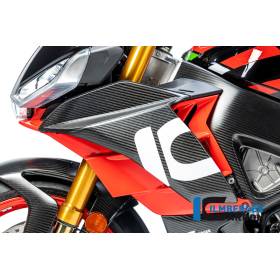 Déflecteur de vent sur le carénage supérieur côté gauche mat Aprilia Tuono V4 2021 - Ilmberger Carbon