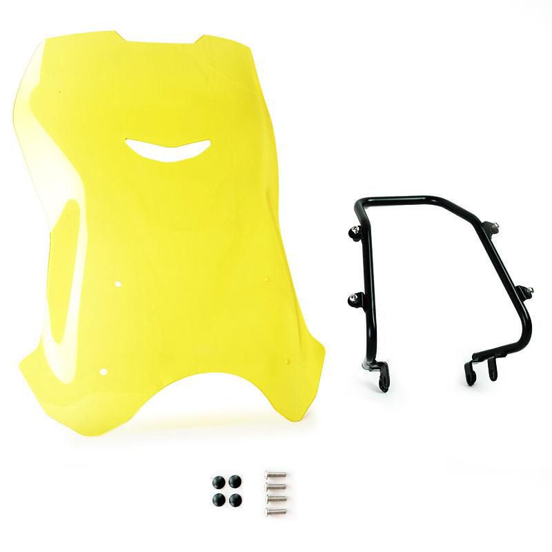Bulle Taille XL Triumph Scrambler 1200 XC-XE / Unit Garage Jaune Bulle Taille XL Triumph Scrambler 1200 XC-XE / Unit Garage Jaune