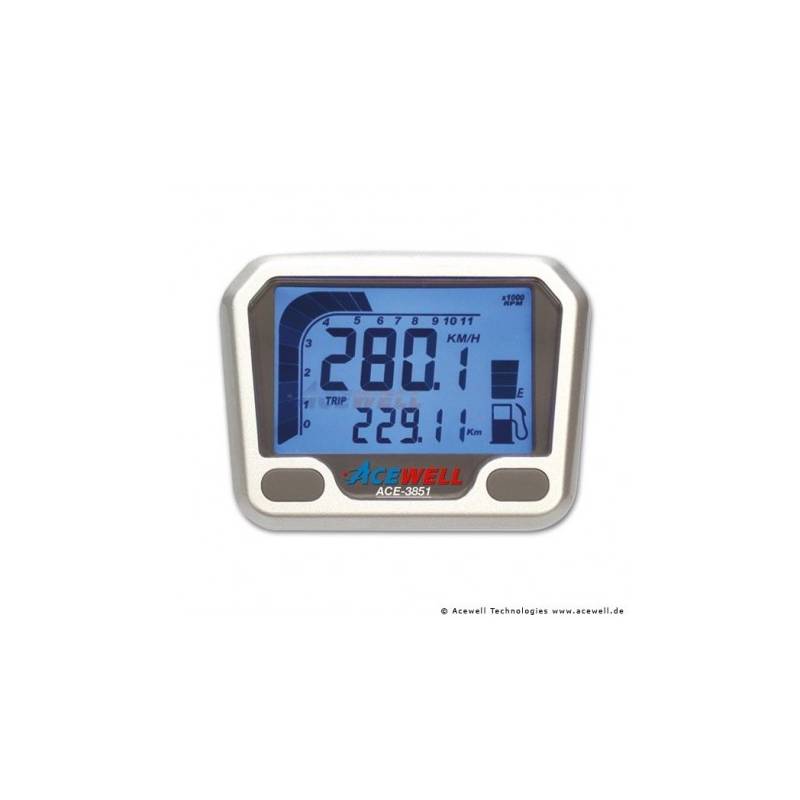 COMPTEUR DIGITAL ACEWELL MODELE 3851 SILVER YFM660R