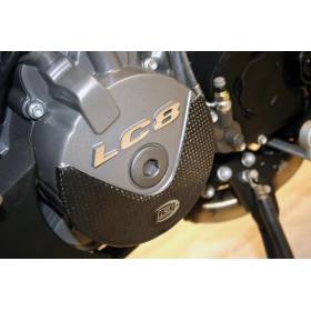 Slider moteur gauche carbone KTM 950-990 / RG Racing