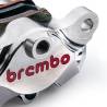 BREMBO ETRIER ARRIERE BREMBO P2 34 CNC NICKEL ENTRAXE 84mm