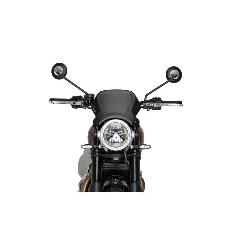Plaque frontale aluminium Triumph Scrambler 1200X - Puig 22224 Plaque frontale aluminium Triumph Scrambler 1200X - Puig 22224