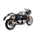 Silencieux homologué Triumph Thruxton 1200-R / Arrow embout Carbone