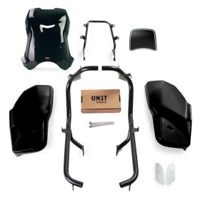 Kit Dual XL Noir mat Unit garage pour Triumph Scrambler 1200