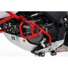 Arceau de protection moteur Wunderlich gauche rouge - Ducati DesertX / Rally / Discovery