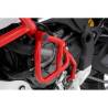 Arceau de protection moteur Wunderlich gauche rouge - Ducati DesertX / Rally / Discovery