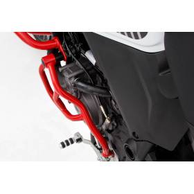 Arceau de protection moteur Wunderlich gauche rouge - Ducati DesertX / Rally / Discovery