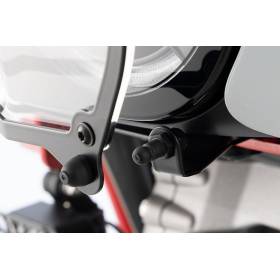 Wunderlich Protection de phare "CLEAR" amovible noir - Ducati DesertX