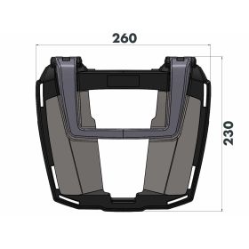 Support de top-case Hepco-Becker pour Honda NT1100 / DCT / ES 2025+
