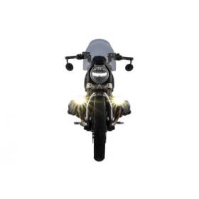Phares auxiliaires LED Wunderlich MICROFLOOTER 3.0 R 12 + nineT noir pour montage sur véhicule