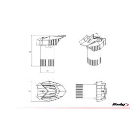 Protection moteur APRILIA RS 457 - R19 Puig 22236N