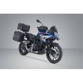 Kit Aventure DUSC Noir. BMW F 750/800/850 GS. Rack plastique.