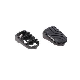 Kit de repose-pieds ION Noir. Honda CRF1100L Africa Twin / Adv Sports.