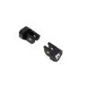 Kit de montage pour repose-pieds ION Noir. BMW R1200/R1250