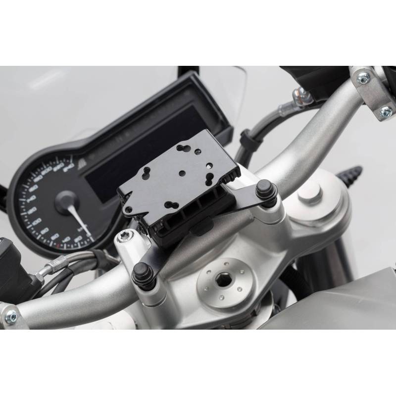 Support GPS pour guidon Noir. Modéles BMW / Triumph