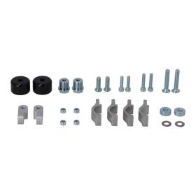 Kit de fixation pour protège-mains Noir. Moto Guzzi V85 TT / Travel (19-23).