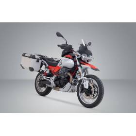 Kit valises en aluminium TRAX ADV Argent. 37/45 l. Moto Guzzi V85 TT / Strada (24-).