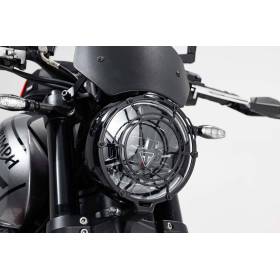 Protection de phare Grille. Noir. Triumph Trident 660 (21-).