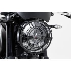 Protection de phare Grille. Noir. Triumph Trident 660 (21-).