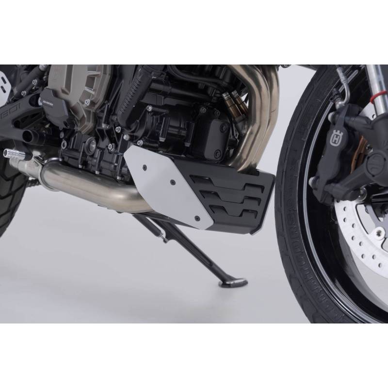 Sabot moteur urbain Noir/Argent. Husqvarna Svartpilen 801 (24-).