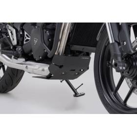 Sabot moteur Noir. Triumph Speed 400 (23-).