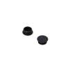 Bouchons de cadre de rechange pour crashbar Noir. Par paire.