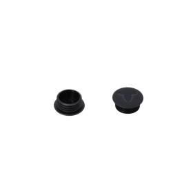 Bouchons de cadre de rechange pour crashbar Noir. Par paire.