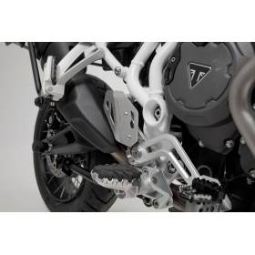 Protège-talon droit Noir. Triumph Tiger 900/GT/Rally/Pro (19-23).