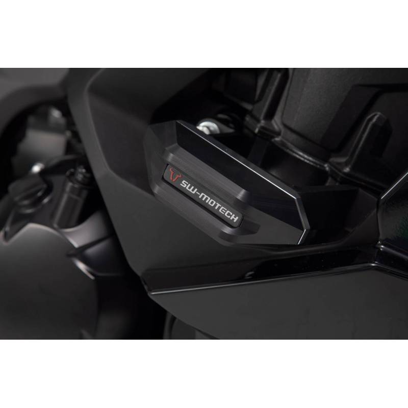 Kit de patins de cadre Noir. Kawasaki Ninja 1000SX (19-24).
