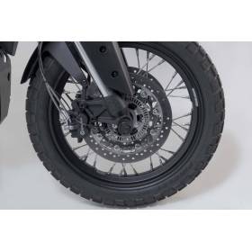 Roulettes de protection de fourche Noir. Moto Morini X-Cape 650 (21-).