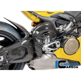 Protection thermique d'échappement carbone brillant Panigale V4 2025 Ilmberger Carbon
