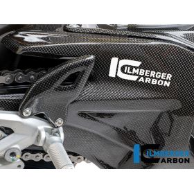 Protection de talon gauche carbone brillant Panigale V4 2025 Ilmberger Carbon