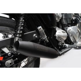 Silencieux homologué Triumph Bonneville T120 Euro5 - Remus Inox Noir