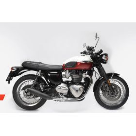 Silencieux homologué Triumph Bonneville T120 Euro5 - Remus Inox Noir