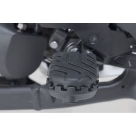 Kit de repose-pieds ION Noir. Ducati Multistrada V4 / V2, DesertX. SW MOTECH
