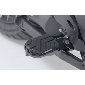Kit de repose-pieds ION Noir. Ducati Multistrada V4 / V2, DesertX. SW MOTECH