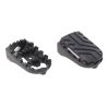 Kit de repose-pieds ION Noir. Ducati Multistrada V4 / V2, DesertX. SW MOTECH