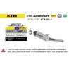 Silencieux EURO5+ KTM 790 Adventure 2025+ / Arrow 71990AKN