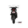 Silencieux MIVV Speed Edge inox noir brossé/casquette carbone - Harley Davidson Pan America