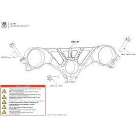 Té de Fourche Supérieur BONAMICI pour Ducati Panigale V4 / S (2025+) - Léger & Performant