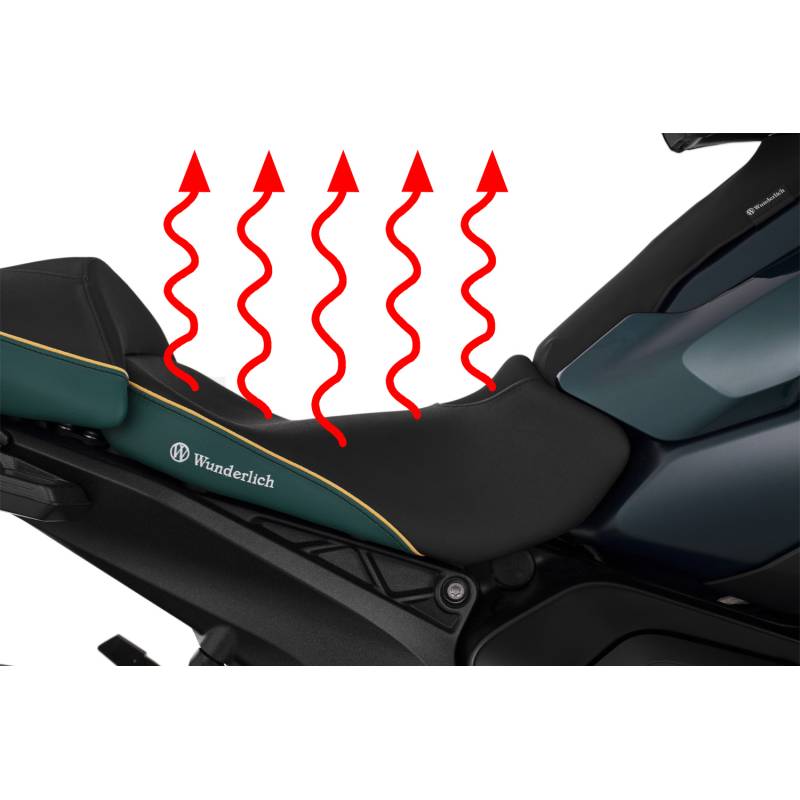 Selle conducteur basse chauffante BMW R1300GS - Wunderlich AKTIVKOMFORT Plug & Play Selle conducteur basse chauffante BMW R1300GS - Wunderlich AKTIVKOMFORT Plug & Play