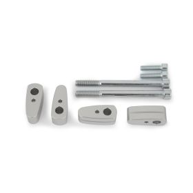 Rehausse de guidon BMW Nine T - Wunderlich Argent 40mm