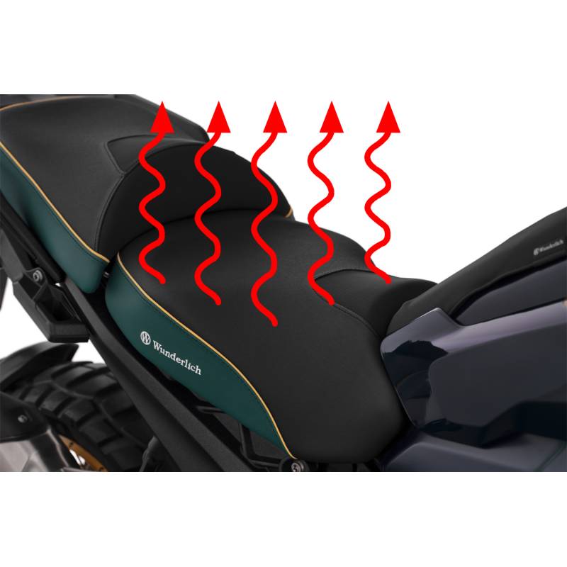 Selle conducteur haute chauffante BMW R1300GS - WunderlichAKTIVKOMFORT Plug & Play