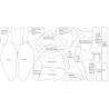 Kit complet protection de peinture PremiumShield BMW R1250R- Wunderlich