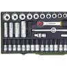 Kit compact avec des cliquets 3/8’’, 65 pièces - PROXXON