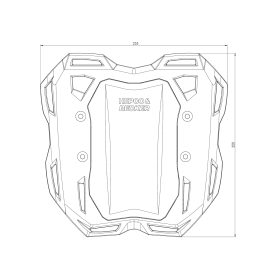 Porte-bagages Yamaha Ténéré 700 (2025-) - Hepco & Becker Smartrack