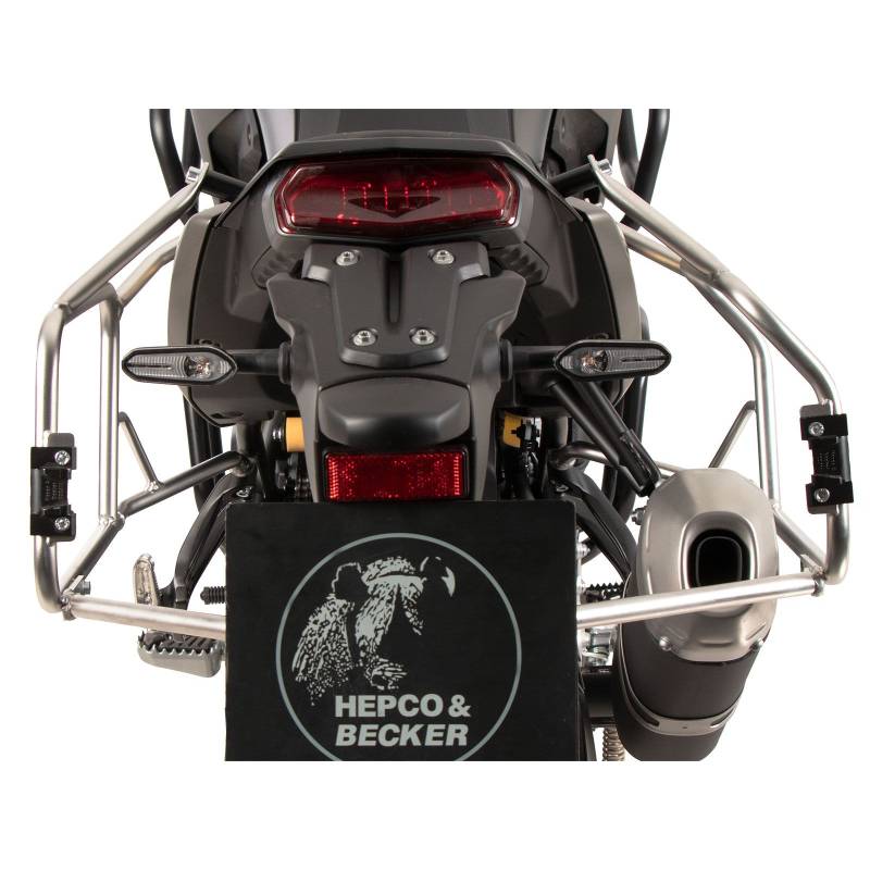 Support latéral Cutout pour valises Xplorer Cutout 40/37 Yamaha Ténéré 700 (2025-) - Hepco & Becker Support latéral Cutout pour valises Xplorer Cutout 40/37 Yamaha Ténéré 700 (2025-) - Hepco & Becker