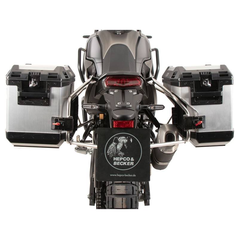 Kit valises Yamaha Ténéré 700 (2025-) - Hepco & Becker Argent Kit valises Yamaha Ténéré 700 (2025-) - Hepco & Becker Argent